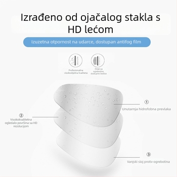 Profesionalni set maska za ronjenje i šnorkla – silikon rub, PC okvir, kaljeno staklo, suhi snorkel