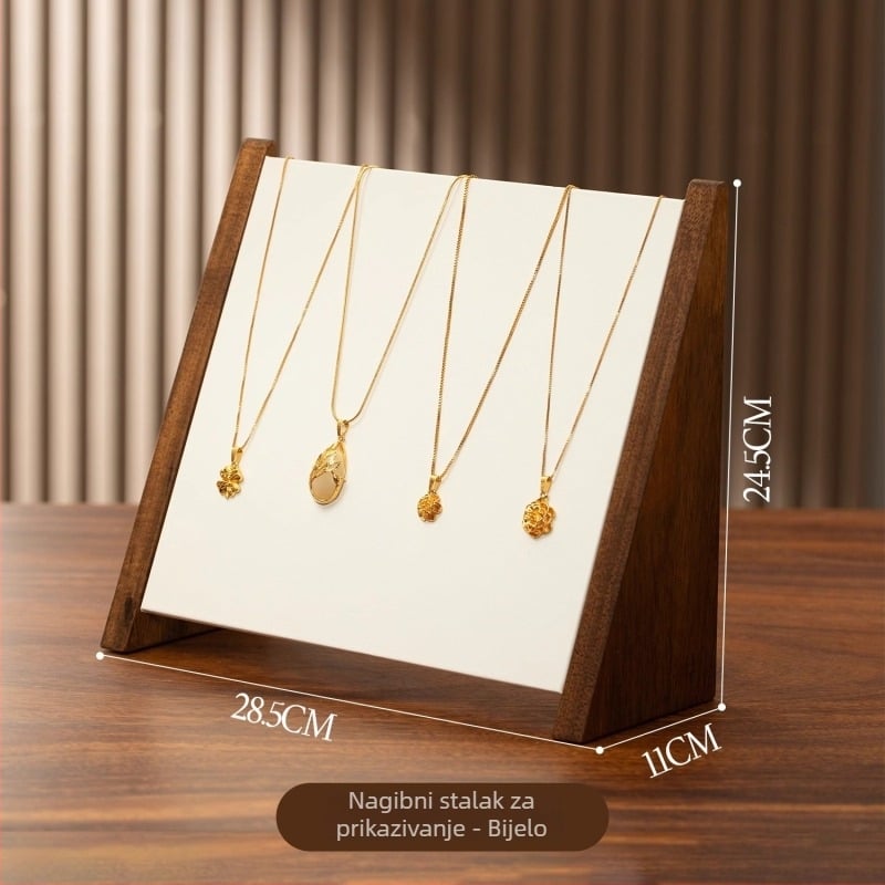 Vertikalni stalak za izlaganje nakita, 3-4 razine, starinski drveni dizajn, Yiwu porijeklo