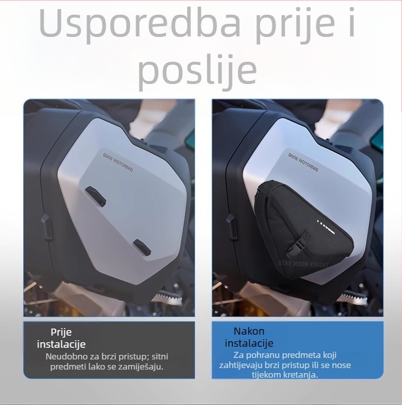 Proširiva vodootporna torba za prtljagu motocikla BMW R1300GS – Proširenje skladištenja, Marka Star Moon Knight, Kod proizvoda 130