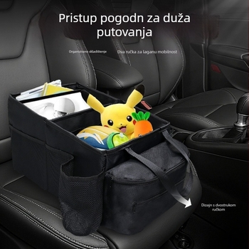 Sklopiva kutija za prtljažnik automobila, tkanina, vodootporna, univerzalna kompatibilnost