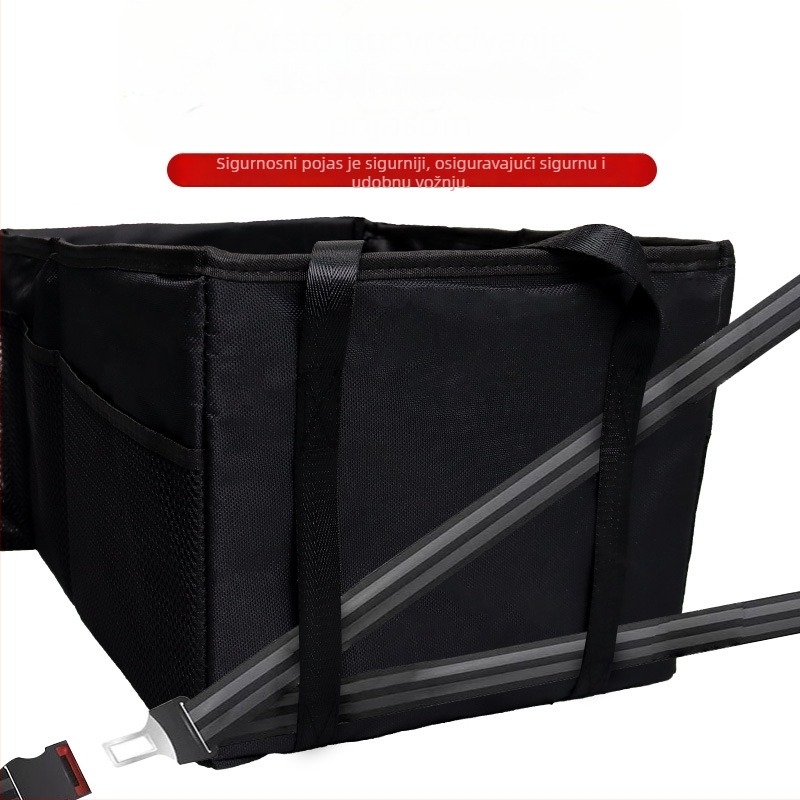 Sklopiva kutija za prtljažnik automobila, tkanina, vodootporna, univerzalna kompatibilnost