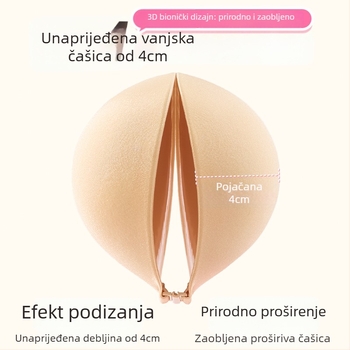 LILIU Patch za grudi – Najlon, Zgušnjavanje i Zbiranje, Okrugli oblik bradavice, Seksi stil