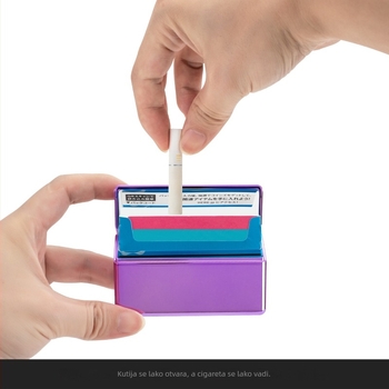 PC plastična kutija za skladištenje Ilum One kutije za cigarete — otporna na vlagu i tlak, paket 20 komada, tiskanje logotipa, privatna oznaka dostupna