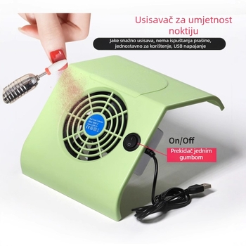 Desktop kolektor prašine za nokte USB-858-2 (Zhejiang, OEM)