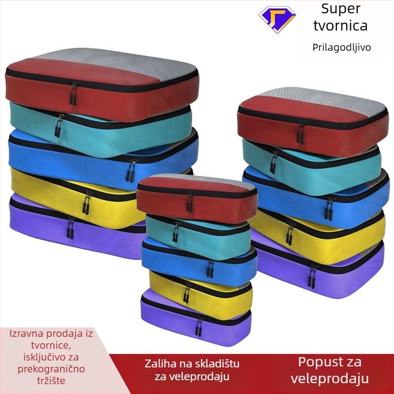 Set torbi za putovanje za skladištenje – 5 komada, Jiafa, moderni jednostavni stil, PP materijal