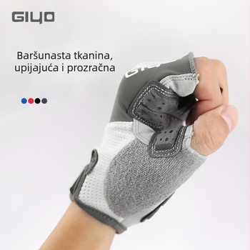 GIYO rukavice za biciklizam - pleteni materijal, unisex za odrasle, za vožnju biciklom i utrke