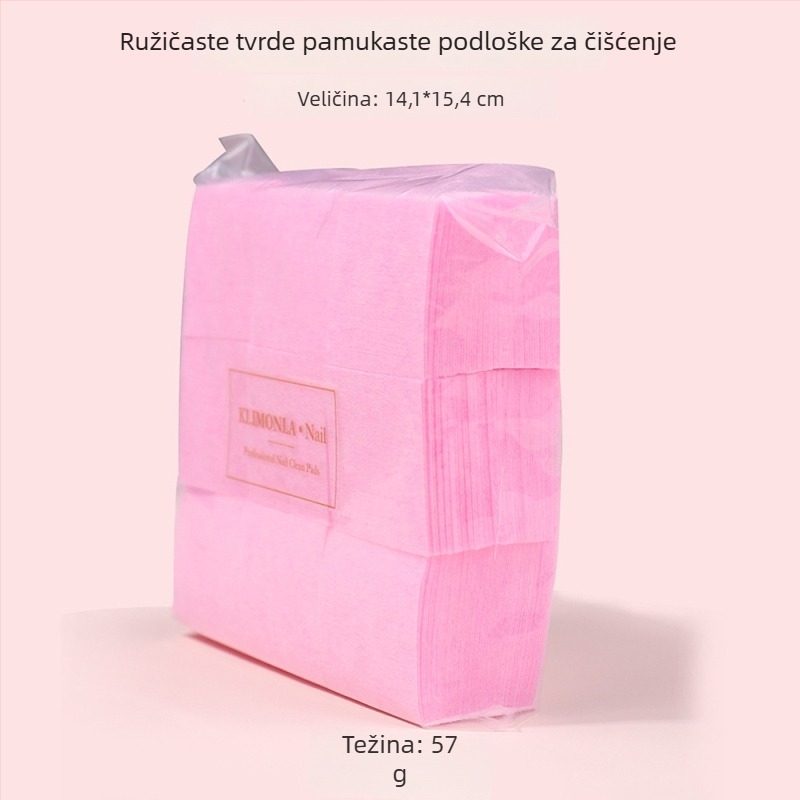 Jednokratne kvadratne maramice za uklanjanje laka s noktiju, netkana tkanina, 57 g, klimonla