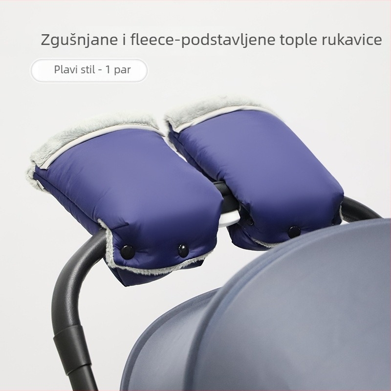 Rukavice za kolica, vodootporne s flis podstavom, zimske, otporne na vjetar i debeli