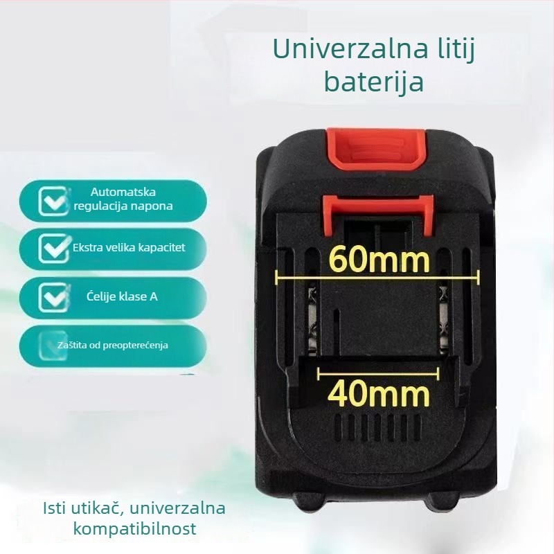 12V Makita-kompatibilni bežični pištolj za pranje automobila | Visokotlačna vodena struja | Litij baterija nije namijenjena napajanju vozila