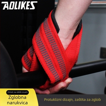 Fitness narukvica za zglob s najlonskim tijelom, protuklizni hvat i pomoć pri povlačenju