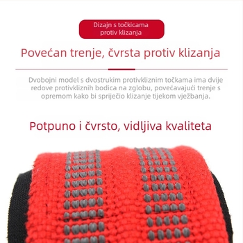 Fitness narukvica za zglob s najlonskim tijelom, protuklizni hvat i pomoć pri povlačenju