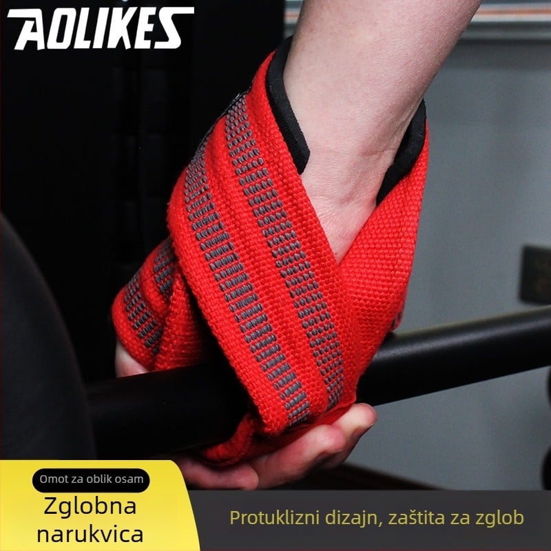 Fitness narukvica za zglob s najlonskim tijelom, protuklizni hvat i pomoć pri povlačenju