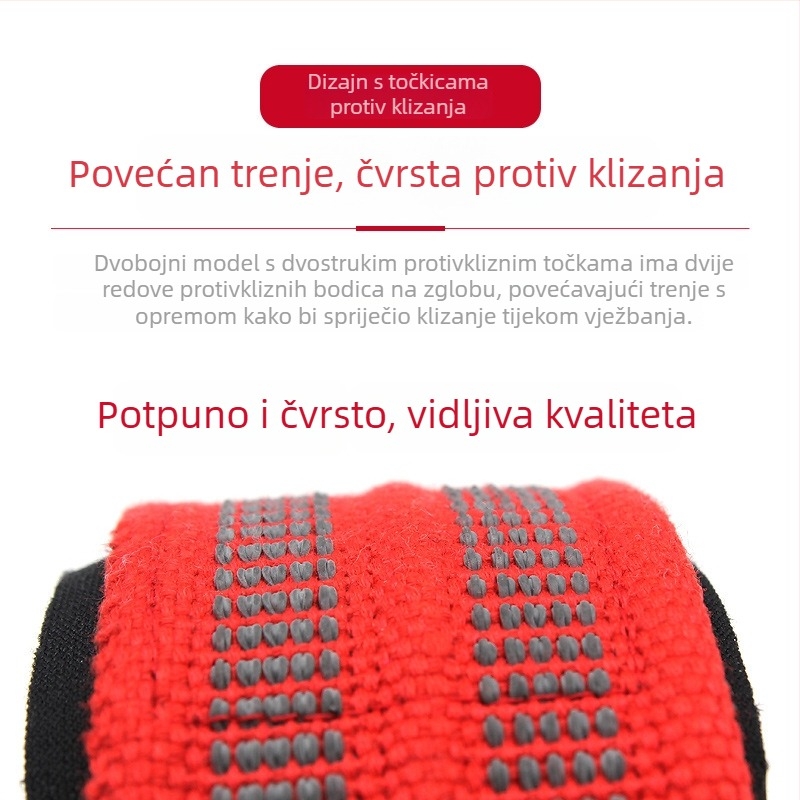 Fitness narukvica za zglob s najlonskim tijelom, protuklizni hvat i pomoć pri povlačenju