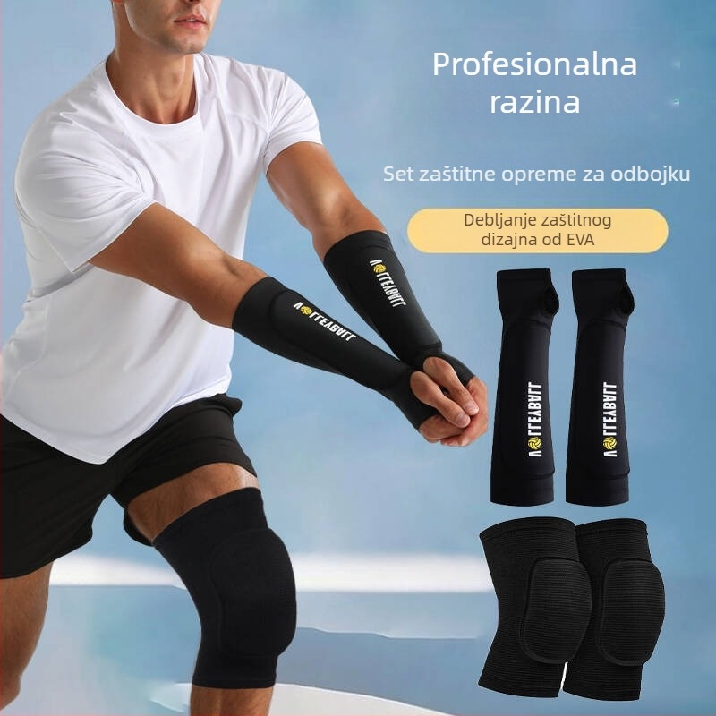 Set zaštitnika za lakat za odbojku, Lycra + EVA pjena, visoka elastičnost, zaštita lakta