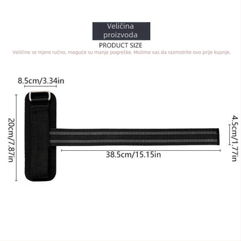 Steppenwolf narukvica za zglob za dizanje utega — izdržljiva neoprenska smjesa, podesivi tlak, zaštita zgloba, univerzalna prilagodba