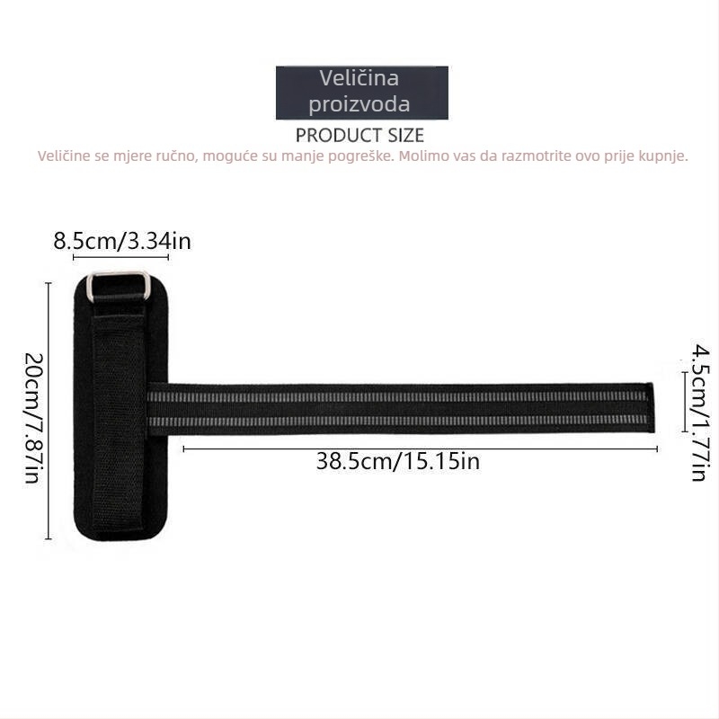 Steppenwolf narukvica za zglob za dizanje utega — izdržljiva neoprenska smjesa, podesivi tlak, zaštita zgloba, univerzalna prilagodba