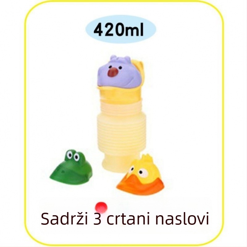 Vrećica za urin hitne namjene za odrasle, prenosni stojeći urin za automobil, PE materijal, kapacitet ispod 500 ml, nepropusno