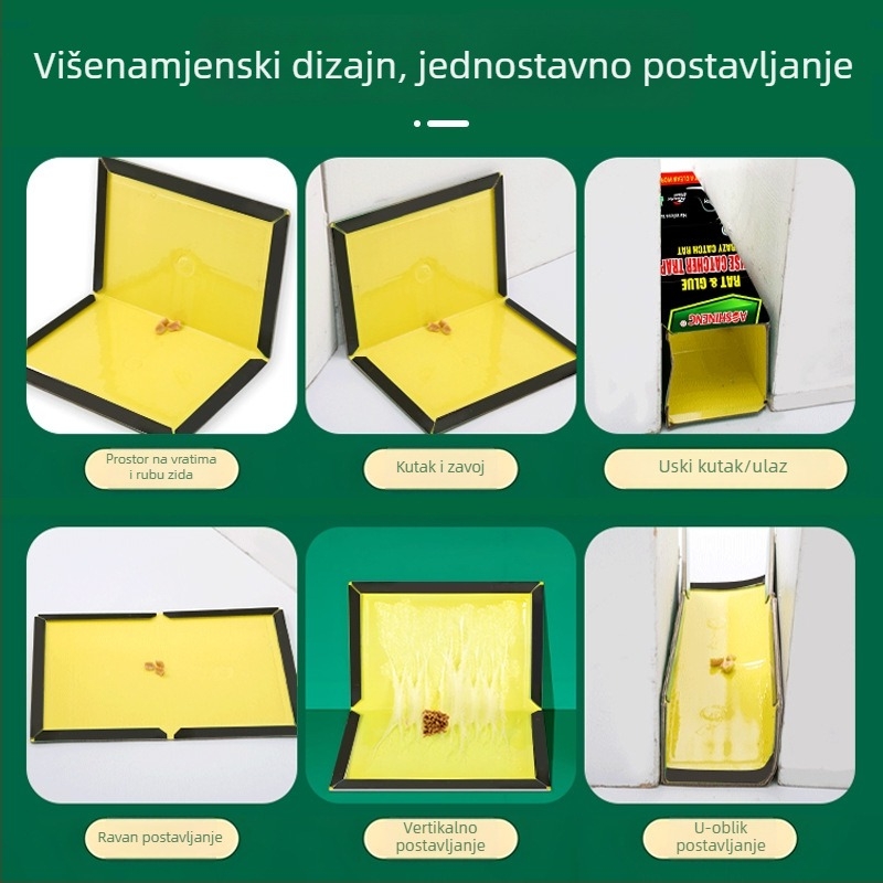 Rodenticidna pasta za miševe — model 2036, marka Hunting Cat, mikrotoksična, pakiranje 200 komada