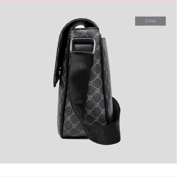 Muška torba za rame — urbani jednostavan stil, PVC materijal, podstava od poliestera, geometrijski uzorak, brend saro xi (Materijal: PVC; Podstava: Poliester; Uzorak: Geometrijski; Brend: saro xi)