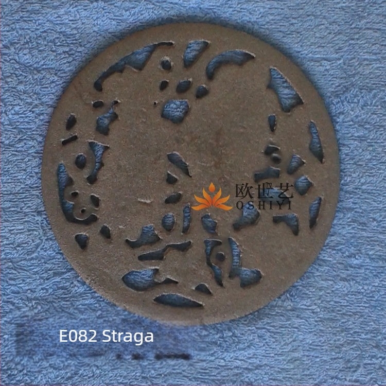 Lijevano željezni okovi za vrata s diskovima cvijeća i loze | Geometrija, Pastoralni stil, Kućni namještaj