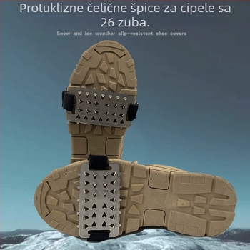 Kramponi za cipele s 26 zubima, protuklizni, lagani, za snijeg i led