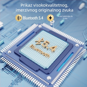 LENAPILY Bluetooth slušalice za uho s otvorenim dizajnom, redukcija buke, Bluetooth 5.4, 4–8 sati baterije, dodirno upravljanje, stereo