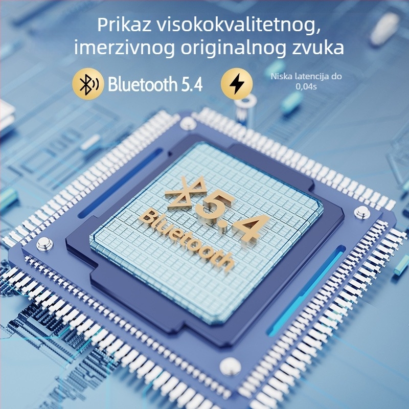 LENAPILY Bluetooth slušalice za uho s otvorenim dizajnom, redukcija buke, Bluetooth 5.4, 4–8 sati baterije, dodirno upravljanje, stereo