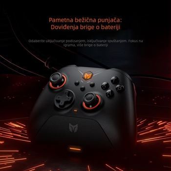 Gale igraći kontroler – Bluetooth, USB-C, ABS, 300 g, kompatibilan s PC-om, Apple uređajima, SWITCH-om i Android uređajima