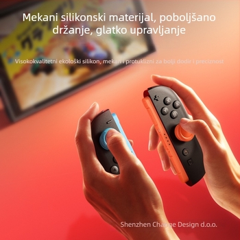 Bjbt Switch2 Gen Poklopac joysticka za Nintendo Switch OLED – Silikon, Injekcijsko oblikovanje, Switch2/Switch OLED, Šifra proizvoda 340
