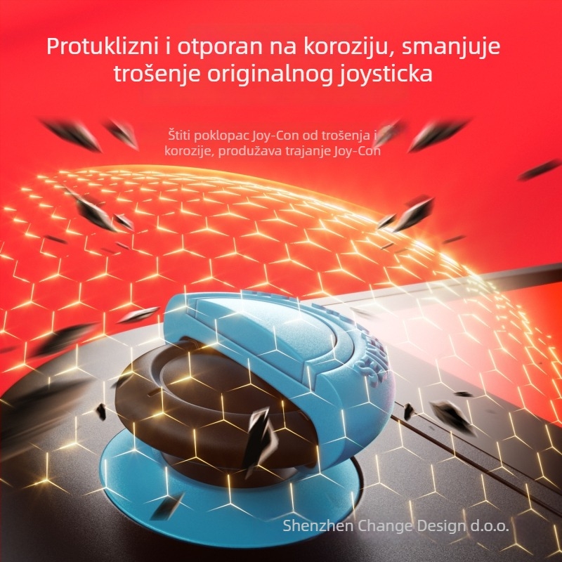 Bjbt Switch2 Gen Poklopac joysticka za Nintendo Switch OLED – Silikon, Injekcijsko oblikovanje, Switch2/Switch OLED, Šifra proizvoda 340