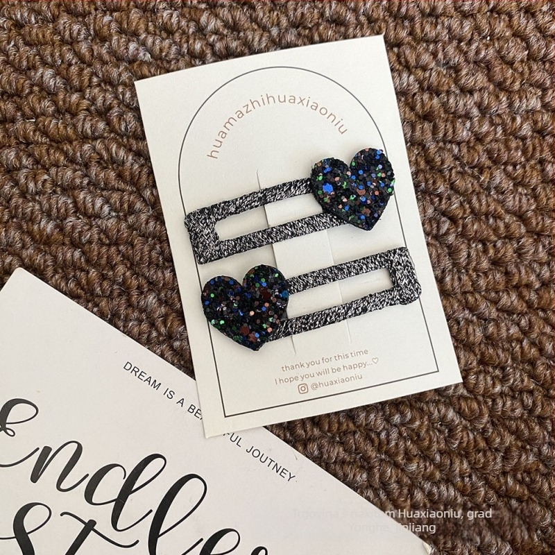 Klip za kosu od tkanine, BB-klip, originalni dizajn, dodatak za glavu, zimska 2024