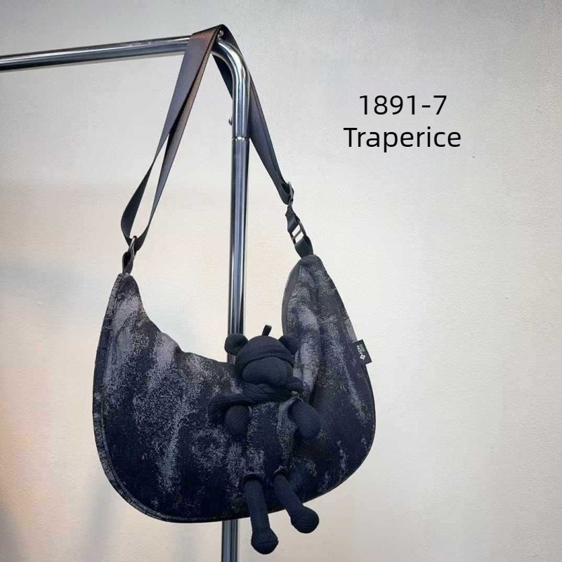 Kanvas crossbody torbica s leopardim uzorkom, zatvaračem i unutarnjim džepovima