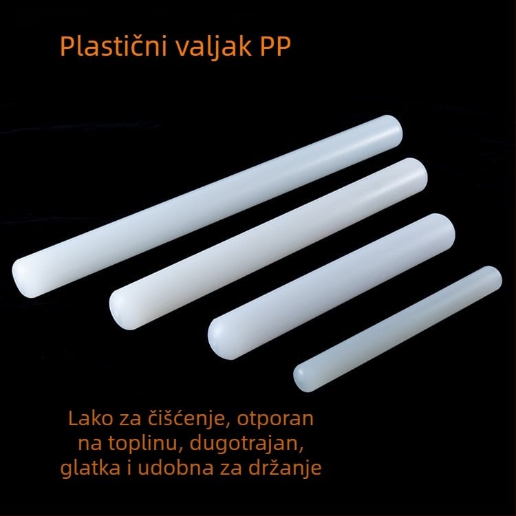 Daxi POM Plastično-Čelični Nelepivi Valjak za Tijesto, Set: Valjak, Muddler, Presa za Sok i Drveni Led, Moderan Minimalistički Dizajn