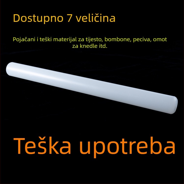 Daxi POM Plastično-Čelični Nelepivi Valjak za Tijesto, Set: Valjak, Muddler, Presa za Sok i Drveni Led, Moderan Minimalistički Dizajn