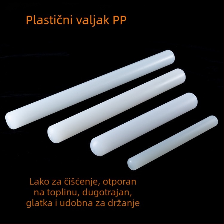 Daxi POM Plastično-Čelični Nelepivi Valjak za Tijesto, Set: Valjak, Muddler, Presa za Sok i Drveni Led, Moderan Minimalistički Dizajn