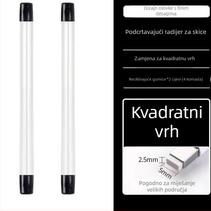 Gumeni perno-eraser za umjetnost, marka Tombow/Dragonfly, model Rubber pen, materijal guma, neto težina 0.2 g