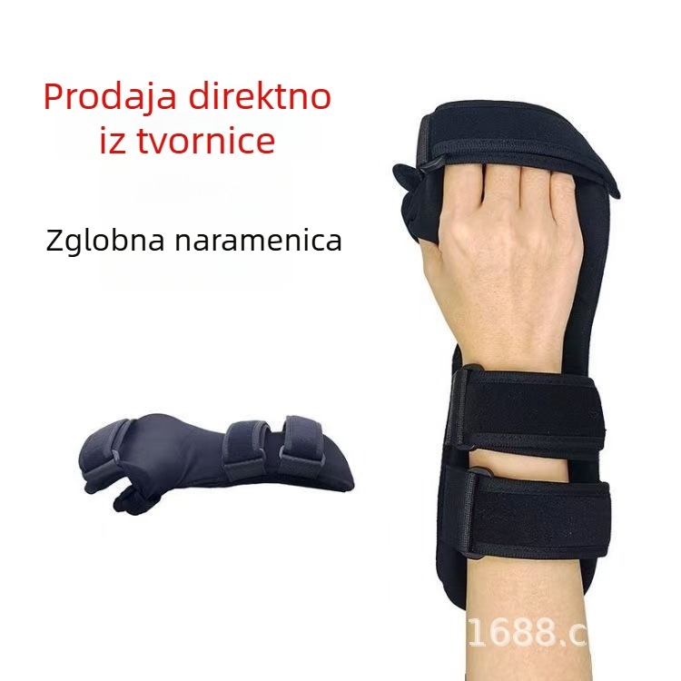 Šina za fiksaciju prijeloma dlana i palca, podrška podlaktice i zapešća, prilagodljiva zglobna ortoza, poliester vlakno