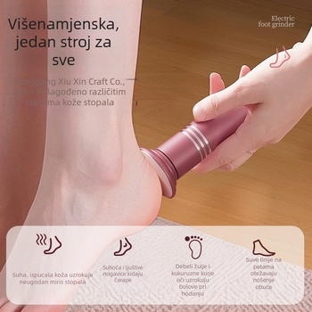 Električni uređaj za pedikuru stopala s visokim okretajem i podesivom brzinom za uklanjanje mrtve kože i žuljeva