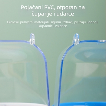 Xingxingwen Kupaonica za papagaje — Pribor za kupanje ptica, Opskrba za papagaje, Pribor za kavez