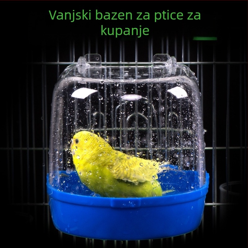 Xingxingwen Kupaonica za papagaje — Pribor za kupanje ptica, Opskrba za papagaje, Pribor za kavez