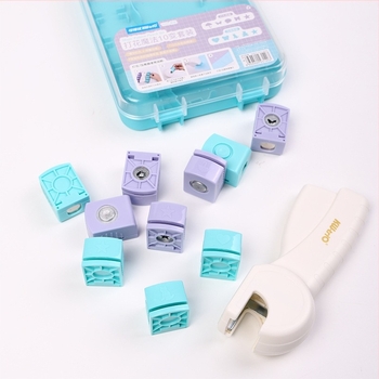 Set stroja za reljefno otiskivanje – plastični, za DIY reljefni efekt, moderni minimalistički stil