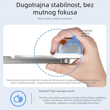 MagSafe držač za fotografiranje pametnih telefona – magnetsko pričvršćivanje, bežično Bluetooth upravljanje, stabilizacija snimke, ABS kućište, kompatibilno s Apple i Android