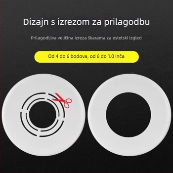 Dekorativni poklop za kutni ventil i tuš – ABS, moderni minimalistički stil, licencirani privatni brend moguć, jamstvo kvalitete