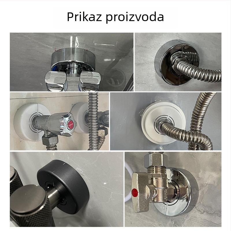 Dekorativni poklop za kutni ventil i tuš – ABS, moderni minimalistički stil, licencirani privatni brend moguć, jamstvo kvalitete