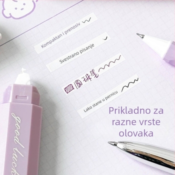 Korektivna traka A68 – gradijentni dizajn, tiho klizanje, velik kapacitet, plastično kućište, 5 kom./kutija, New Year