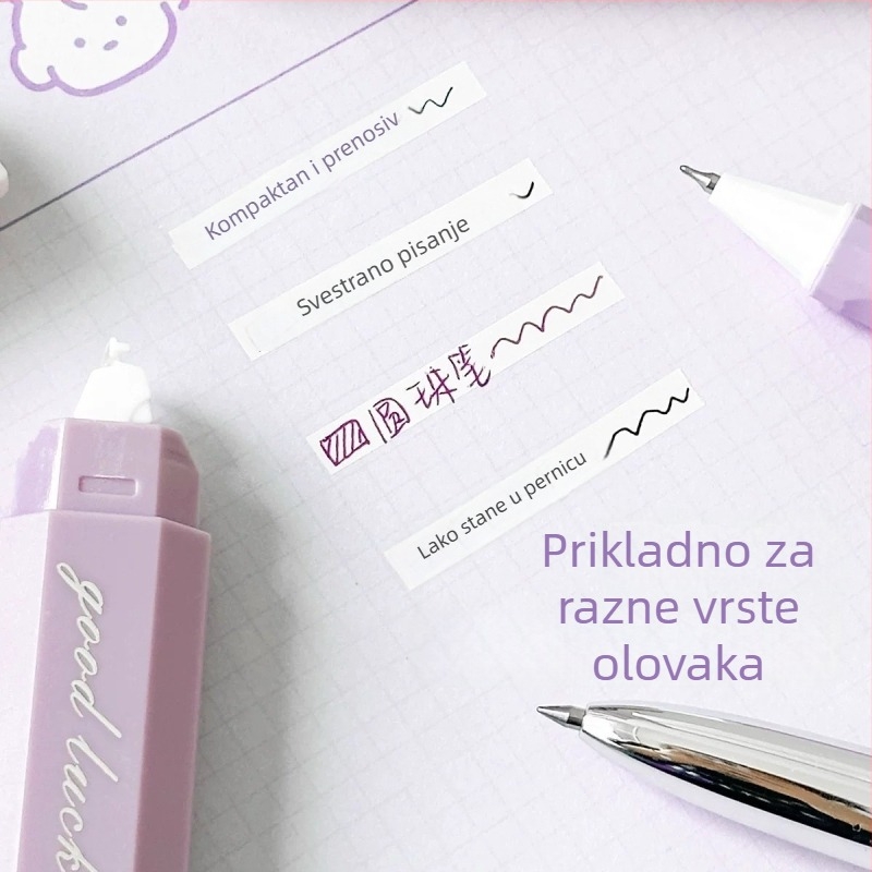 Korektivna traka A68 – gradijentni dizajn, tiho klizanje, velik kapacitet, plastično kućište, 5 kom./kutija, New Year