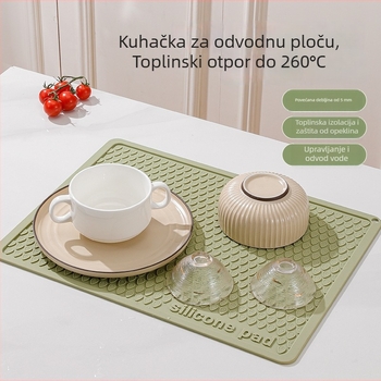 Silikonska kuhinjska četvrtasta podmetač, otporna na visoke temperature, neklizajuća, otporna na kidanje