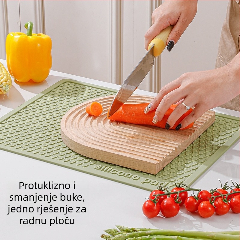 Silikonska kuhinjska četvrtasta podmetač, otporna na visoke temperature, neklizajuća, otporna na kidanje