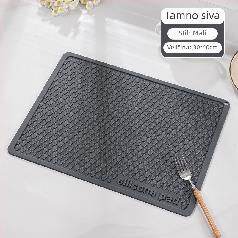 Silikonska kuhinjska četvrtasta podmetač, otporna na visoke temperature, neklizajuća, otporna na kidanje