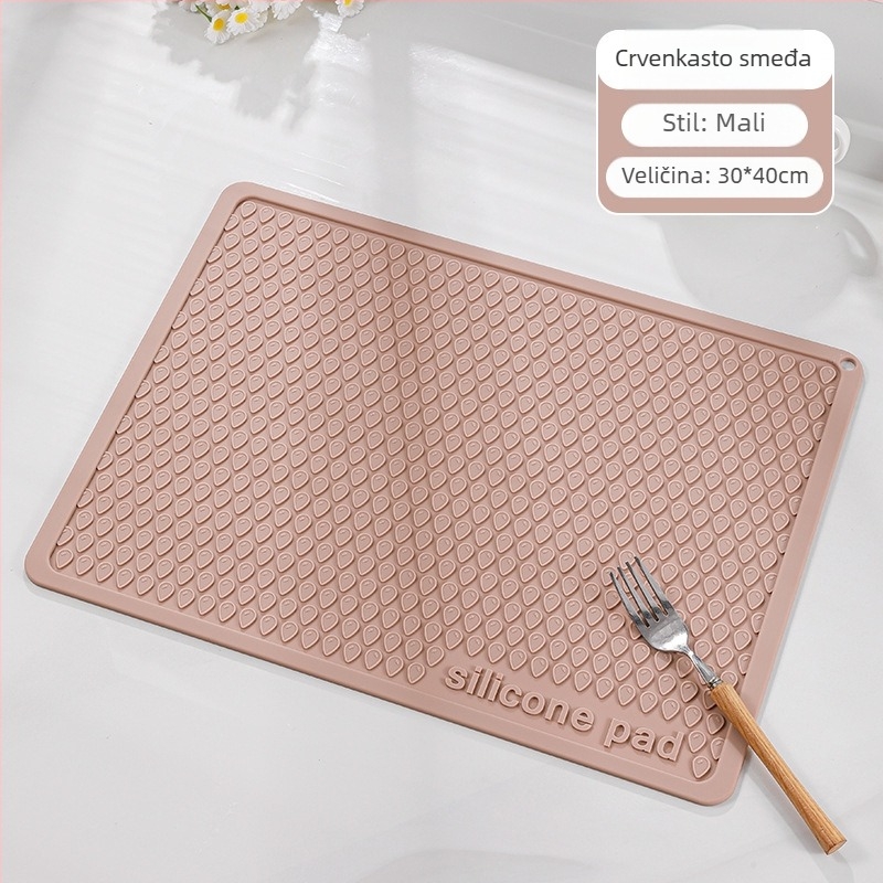 Silikonska kuhinjska četvrtasta podmetač, otporna na visoke temperature, neklizajuća, otporna na kidanje
